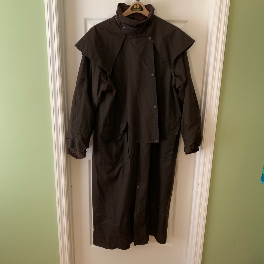 Men’s XL DRIZABONE Oilskin Riding Coat.